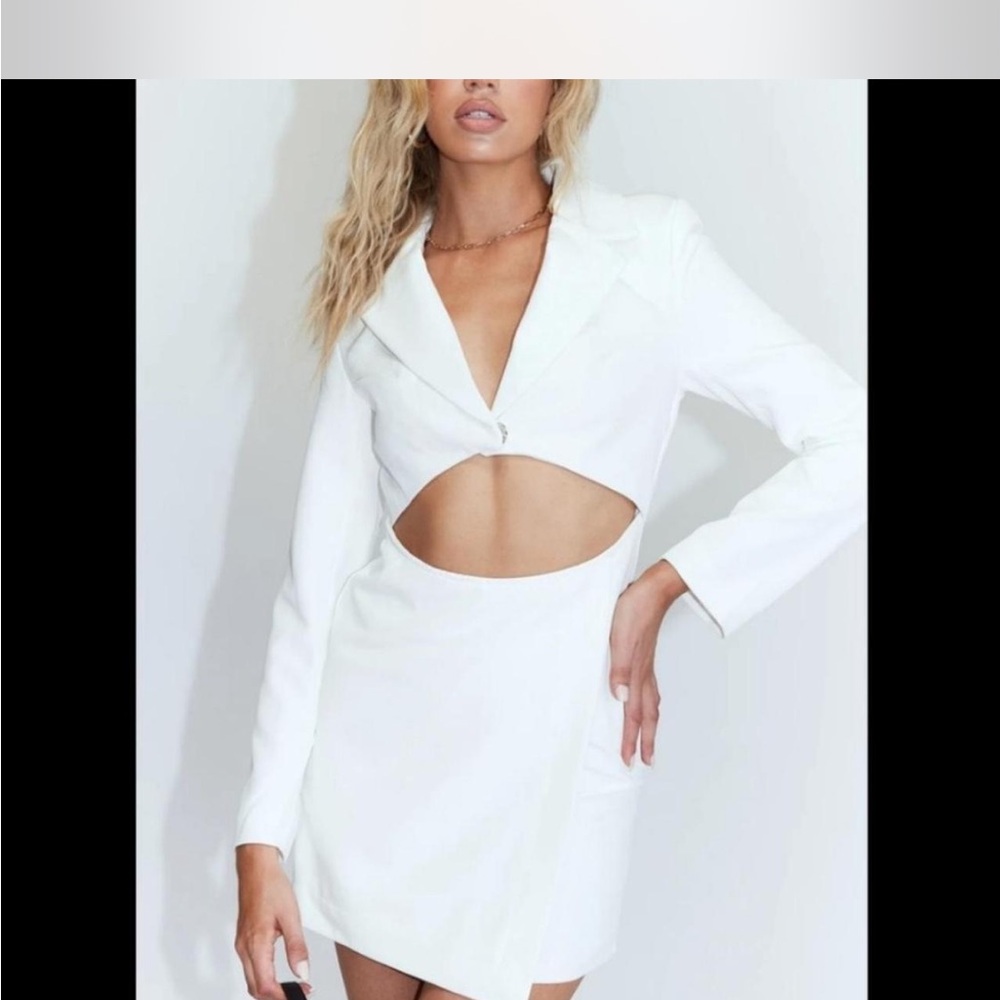 Princess Polly Cartia White Mini Dress